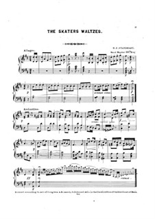 The Skaters Waltzes: The Skaters Waltzes by H. F. Standhaft