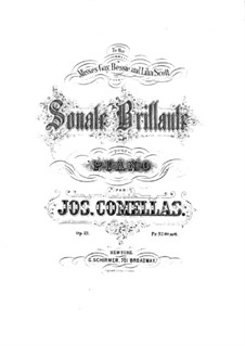 Sonata Brilliant in G Minor, Op.21: Sonata Brilliant in G Minor by Joseph Comellas