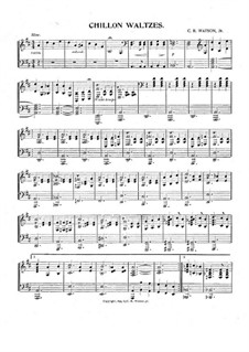 Chillon Waltzes: Chillon Waltzes by Chauncey R. Watson