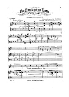 The Huntsman's Horn: The Huntsman's Horn by Charles Albert White