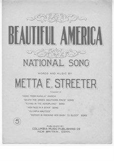 Beautiful America: Beautiful America by Metta E. Streeter