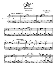 Giga in f major, CS017: Giga in f major by Santino Cara