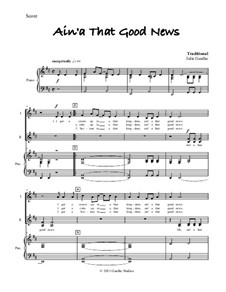 ain t a that good news sheet music pdf