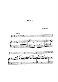 Alice! Song: Alice! Song by Francis Woolcott