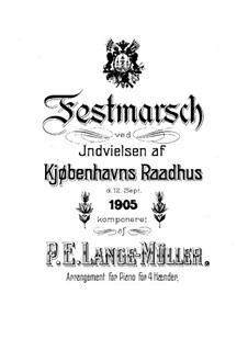 Festmarsch: Festmarsch by Peter Erasmus Lange-Müller