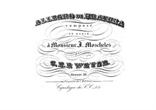 Allegro di bravura in A Minor, Op.50: For piano by Christopher Ernst Friedrich Weyse