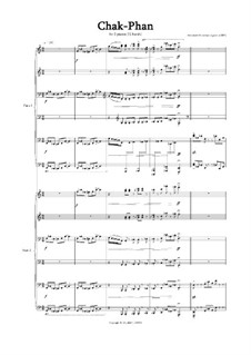 Chak-phan for piano 12 hands: Chak-phan for piano 12 hands by Morakot Cherdchoo-ngarm