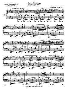 No.3 in B Major: For piano by Frédéric Chopin