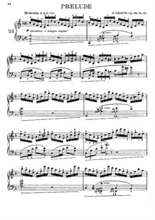 No.23 in F Major: For piano by Frédéric Chopin