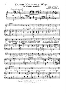 Down Kentucky Way: Down Kentucky Way by James W. Casey