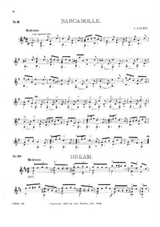 Guitar Album, Op.27: No.9-10 by Charles James Dorn