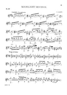 Guitar Album, Op.27: No.47 Moonlight Reverie by Charles James Dorn