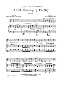 A Little Dreaming by the Way: A Little Dreaming by the Way by John Carrington
