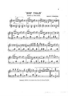 Hop Toad by B. Cummings - sheet music on MusicaNeo