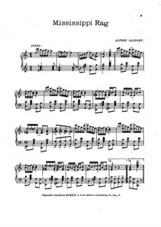 mississippi rag by a gasdorf sheet music on musicaneo mississippi rag sheet music