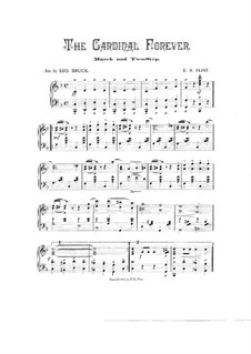 The Cardinal Forever: For piano by Edward R. Flint