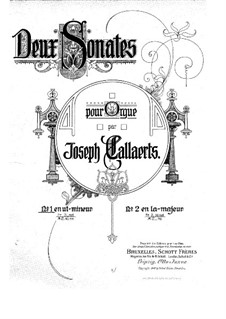 Two Sonatas: For organ by Joseph Callaerts
