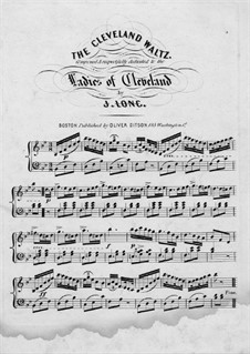 The Cleveland Waltz: The Cleveland Waltz by J. Long