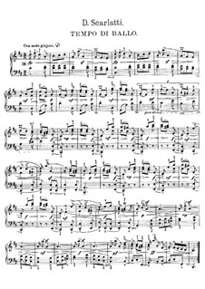 Twenty-Two Pieces: No.20 Tempo di Ballo by Domenico Scarlatti