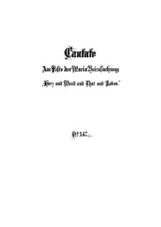 Complete set: Full score by Johann Sebastian Bach