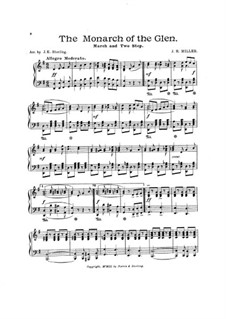 The Monarch of the Glen: For piano by J. H. Miller