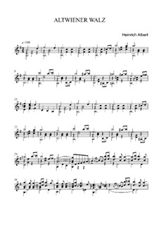 Old Viennese Waltz: Old Viennese Waltz by Heinrich Albert