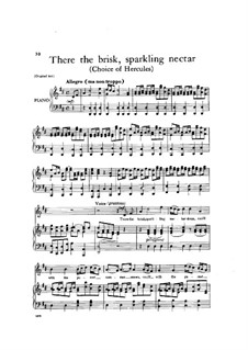 The Choice of Hercules, HWV 69: There the brisk, sparkling nectar by Georg Friedrich Händel