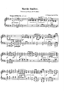 Funeral March in C Minor, Op. posth.72 No.2: For piano by Frédéric Chopin