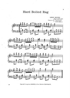 Hard Boiled Rag by L.H. Mentel - sheet music on MusicaNeo