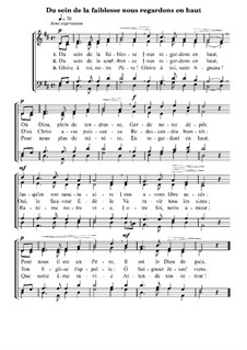 Du sein de la faiblesse nous regardons en haut: Du sein de la faiblesse nous regardons en haut by folklore