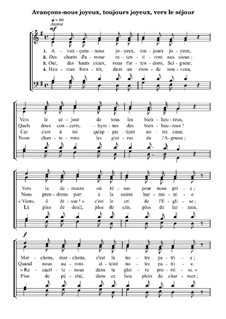 Avançons-nous joyeux, toujours joyeux, vers le séjour: Avançons-nous joyeux, toujours joyeux, vers le séjour by folklore