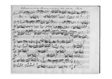 Complete set, BWV 772-786: No.1-15 (Manuscript) by Johann Sebastian Bach