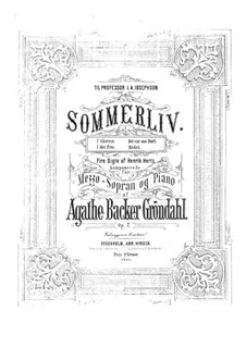 Sommerliv, Op.7: Sommerliv by Agathe Backer Grøndahl