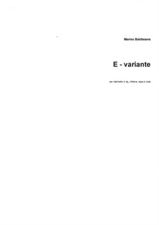 E-variante: E-variante by Marino Baldissera