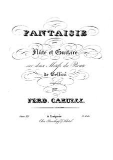 Fantasia on Themes from 'Pirate' by Bellini, Op.337: Fantasia on Themes from 'Pirate' by Bellini by Ferdinando Carulli