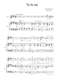 Tu lo sai (You Know): In E Major by Giuseppe Torelli