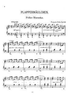 Plappermäulchen, Op.500: Plappermäulchen by Franz Behr