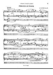 Prelude and Fugue: Prelude and Fugue by Georgy Catoire