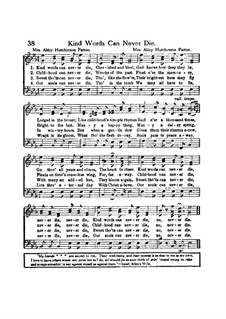 Kind Words Can Never Die: Kind Words Can Never Die by Abby Hutchinson Patton