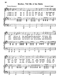 Brother, Tell Me of the Battle: Brother, Tell Me of the Battle by George Frederick Root