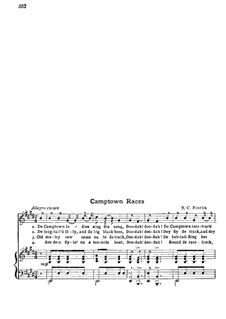 Camptown Races: For voices and piano by Stephen Collins Foster