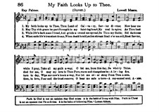 My Faith Looks Up to Thee: Vocal score by Lowell Mason