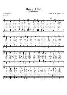 The Death of Abel. Hymn of Eve: The Death of Abel. Hymn of Eve by Thomas Augustine Arne