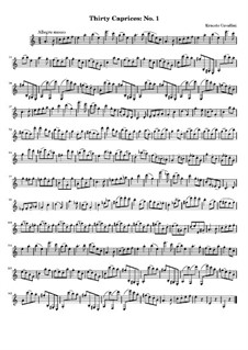 Caprice No.1 in A Minor: Caprice No.1 in A Minor by Ernesto Cavallini
