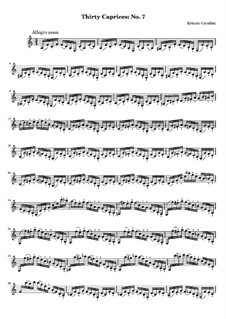 Caprice No.7 in A Minor: Caprice No.7 in A Minor by Ernesto Cavallini