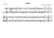 Adagio for Flute and Clarinet: Adagio for Flute and Clarinet by Nicolas Chédeville