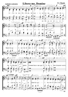 Libera me, Domine: Libera me, Domine by Frédéric Chopin
