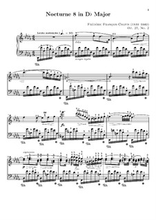 Nocturnes, Op.27: No.2 in D Flat Major by Frédéric Chopin