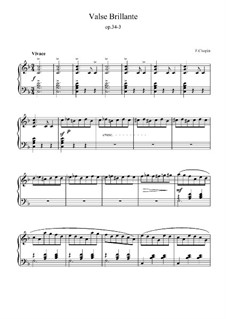 Waltzes, Op.34: No.3 in F Major by Frédéric Chopin