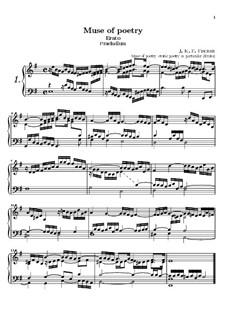 Musical Parnassus: Suite No.5 'Erato'. Prelude by Johann Caspar Ferdinand Fischer